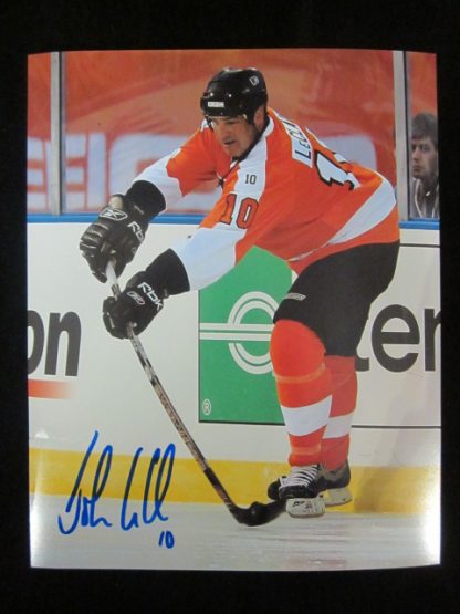 Philadelphia Flyers John LeClair Autographed Photo