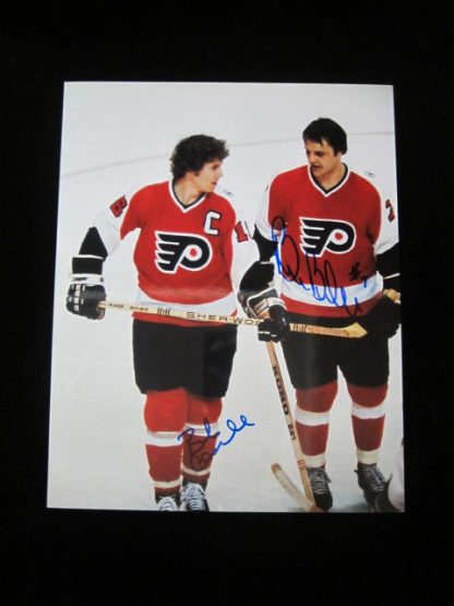 Philadelphia Flyers Bob Clarke & Bill Barber Autographed Photo