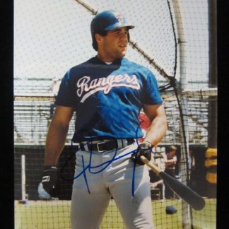 Texas Rangers Pete Incaviglia Autographed Photo