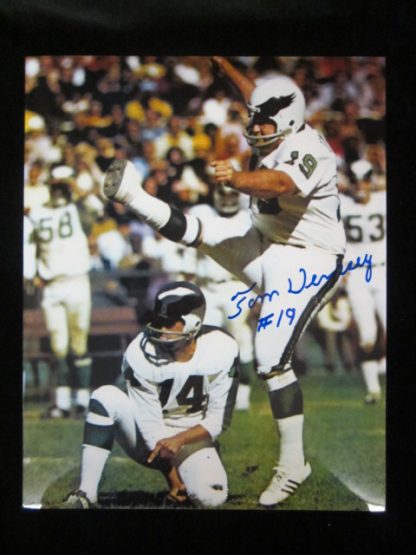 Philadelphia Eagles Tom Dempsey Autographed Photo