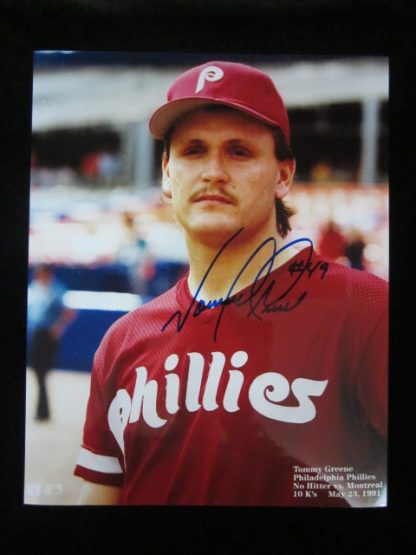 Philadelphia Phillies Tommy Greene Autographed Photo