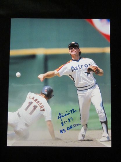 Houston Astros Dickie Thon Autographed Photo