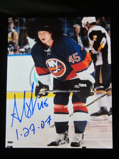 New York Islanders Aaron Asham Autographed Photo