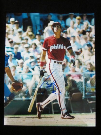 Philadelphia Phillies Von Hayes Autographed Photo