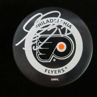 Philadelphia Flyers Simon Gagne Autographed Puck