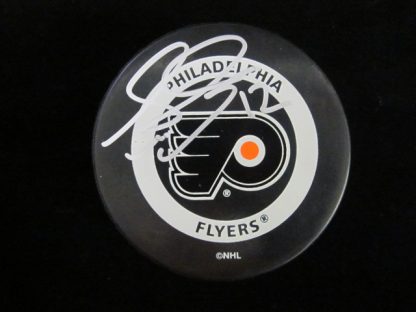 Philadelphia Flyers Simon Gagne Autographed Puck