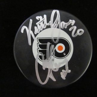 Philadelphia Flyers Jones/Therien Autographed Puck
