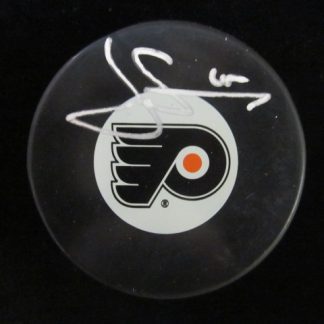 Philadelphia Flyers Jody Shelley Autographed Puck