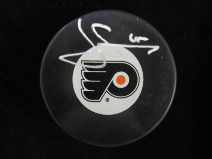 Philadelphia Flyers Jody Shelley Autographed Puck