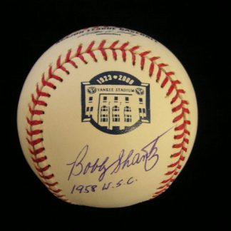 New York Yankees Bobby Shantz Autographed Baseball