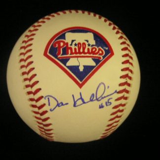 Philadelphia Phillies David Hollins Autographed Baseball