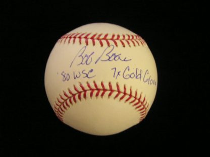 Philadelphia Phillies Bob Boone Autographed Baseball
