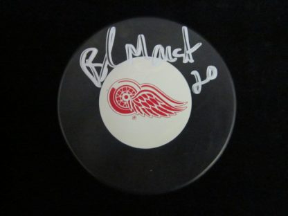 Detriot Red Wings Brad Marsh Autographed Puck