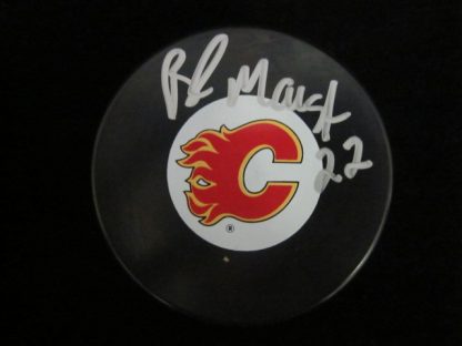 Calgary Flames Brad Marsh Autographed Puck