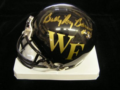 Wake Forest Billy Ray Barnes Autographed Mini Helmet
