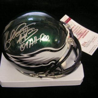 Philadelphia Eagles Leonard Weaver Autographed Mini Helmet