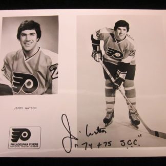 Philadelphia Flyers Jim Watson Autographed Photo