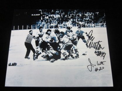 Philadelphia Flyers Jim and Joe Watson Autographed Photo