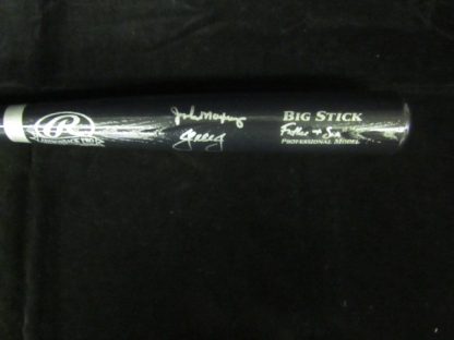 Father & Son Mayberry Sr. & Jr. Autographed Bat