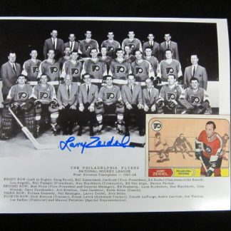 Philadelphia Flyers Larry Zeidel Autographed Photo