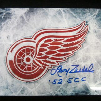 Detriot Red Wings Larry Zeidel Autographed Photo