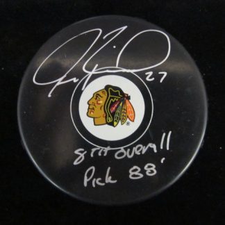 Chicago Blackhawks Jeremy Roenick Autographed Puck