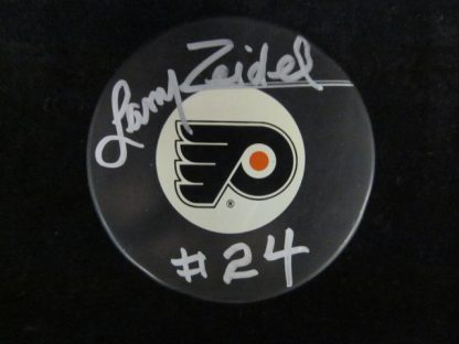 Philadelphia Flyers Larry Zeidel Autographed Puck