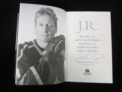 Philadelphia Flyers Jeremy Roenick Autographed Book