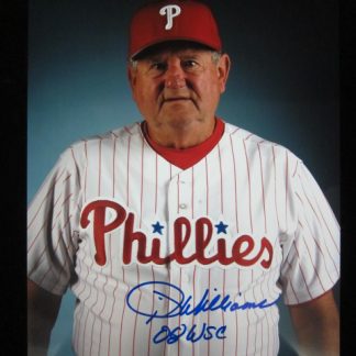 Philadelphia Phillies Jimy Williams Autographed Photo
