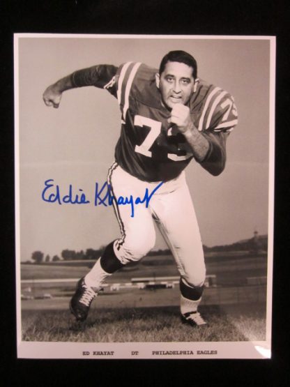 Philadelphia Eagles Eddie Khayat Autographed Photo