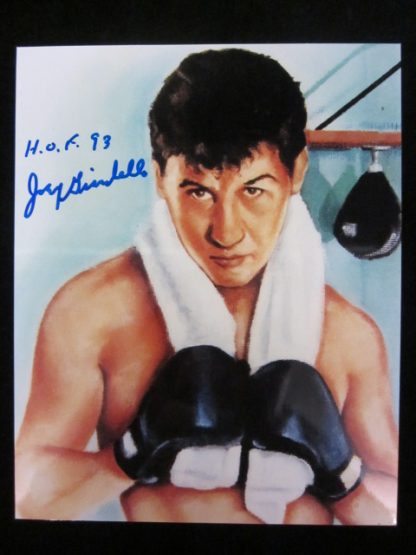 Hall of Fame Boxer Joey Giardello Autographed Photo