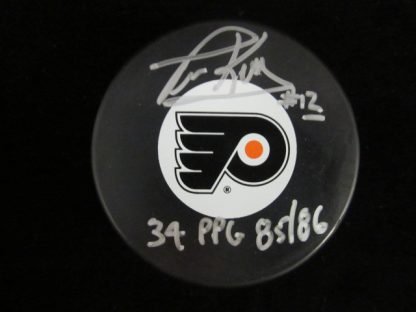 Philadelphia Flyers Tim Kerr Autographed Puck