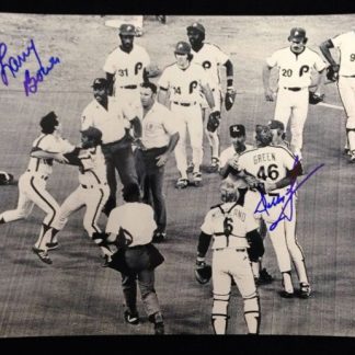 Philadelphia Phillies Dallas Green and Larry Bowa Autographed Photo