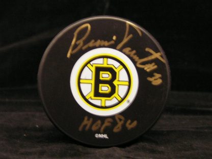 Boston Bruins Bernie Parent Autographed Puck