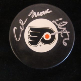 Philadelphia Flyers Andre DuPont Autographed Puck