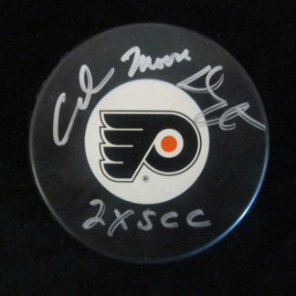 Philadelphia Flyers Andre DuPont Autographed Puck