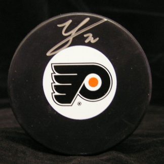 Philadelphia Flyers Ville Leino Autographed Puck