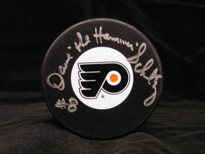 Philadelphia Flyers Dave Schultz Autographed Puck