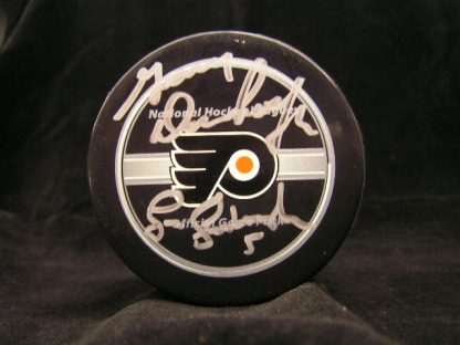 Philadelphia Flyers Dornhoffer/Goodenough Autographed Puck
