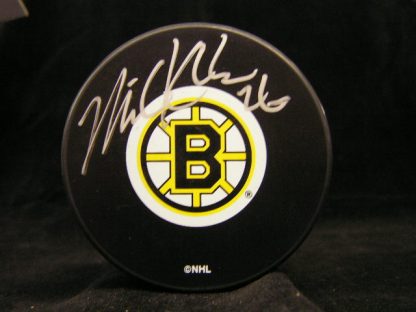 Boston Bruins Mike Knuble Autographed Puck