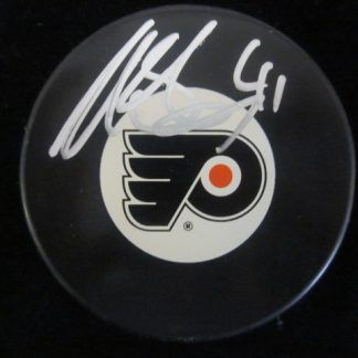 Philadelphia Flyers Andrej Meszaros Autographed Puck