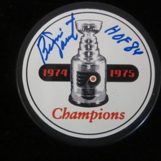Philadelphia Flyers Bernie Parent Autographed Puck