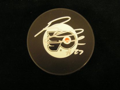 Philadelphia Flyers Reggie Leach Autographed Puck