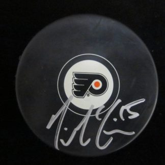 Philadelphia Flyers Tye McGinn Autographed Puck