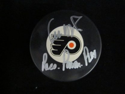 Philadelphia Flyers Lou Nolan Autographed Puck