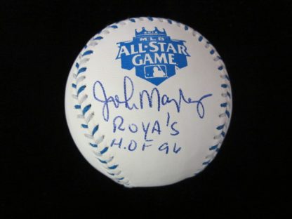 Kansas City Royals John Mayberry Autographed Baseball