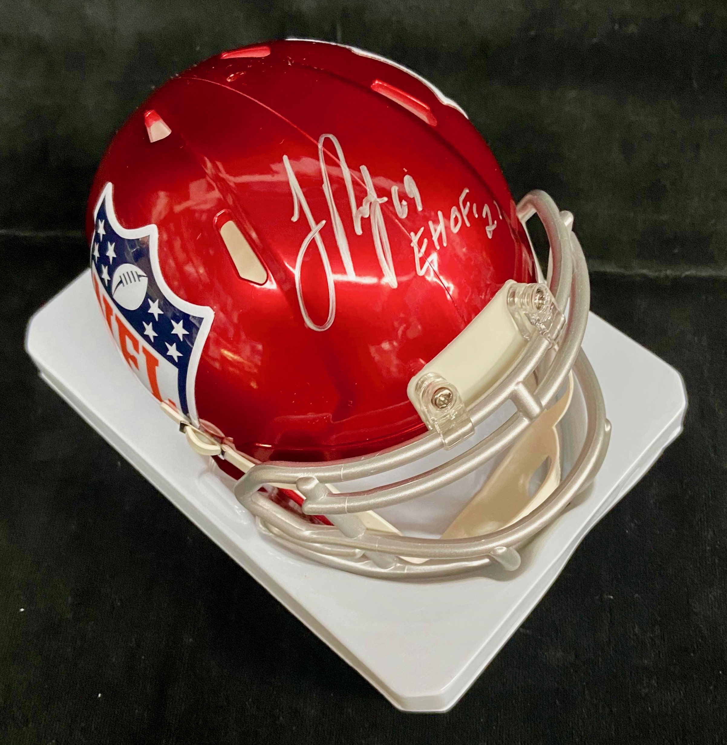signed nfl helmets