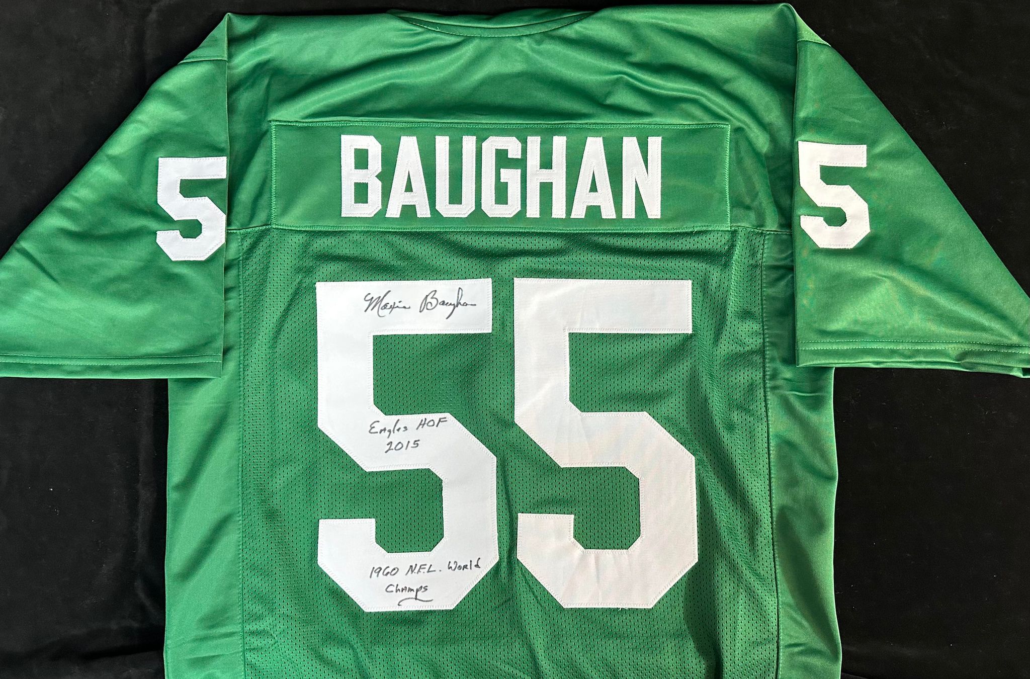 Philadelphia Eagles Maxie Baughan Autographed Jersey
